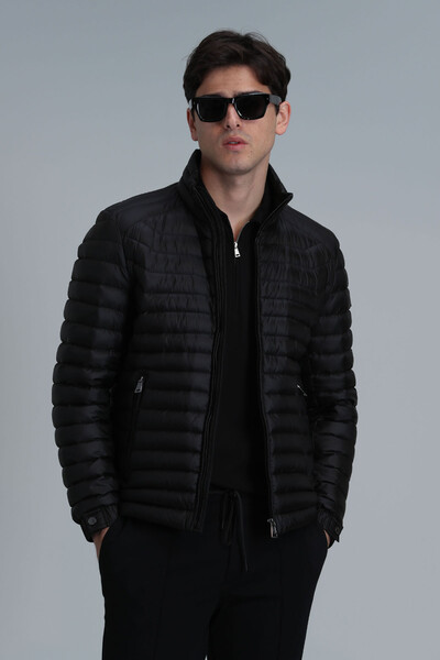 Sergio Men's Coat Black - Thumbnail