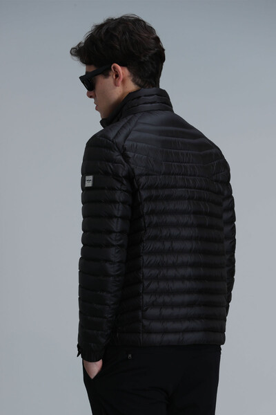 Sergio Men's Coat Black - Thumbnail