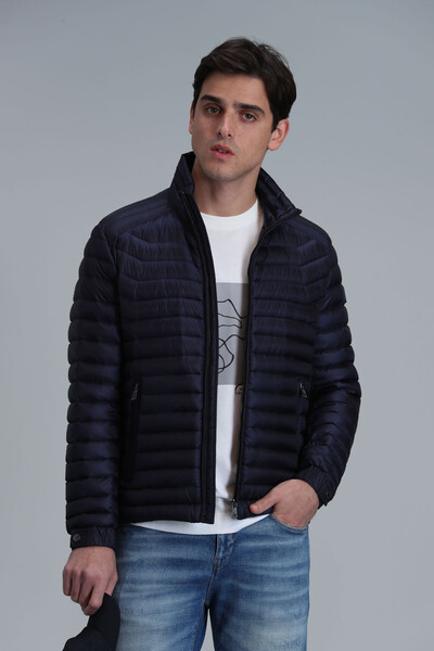 Sergio Men's Coat Navy Blue - Thumbnail