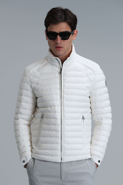 Sergio Men's Coat White - Thumbnail