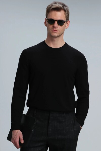 Speed ​​Men's Sweater Black - Thumbnail