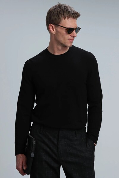 Speed ​​Men's Sweater Black - Thumbnail