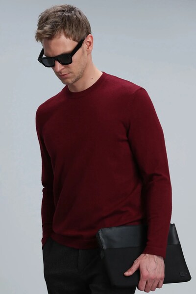 Speed ​​Men's Sweater Claret Red - Thumbnail