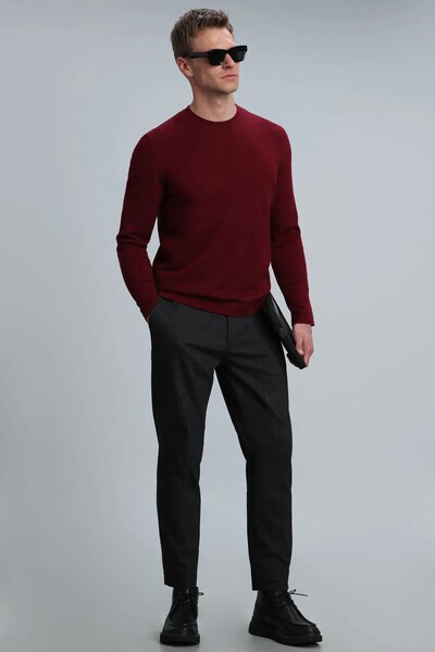 Speed ​​Men's Sweater Claret Red - Thumbnail