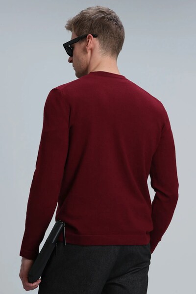 Speed ​​Men's Sweater Claret Red - Thumbnail