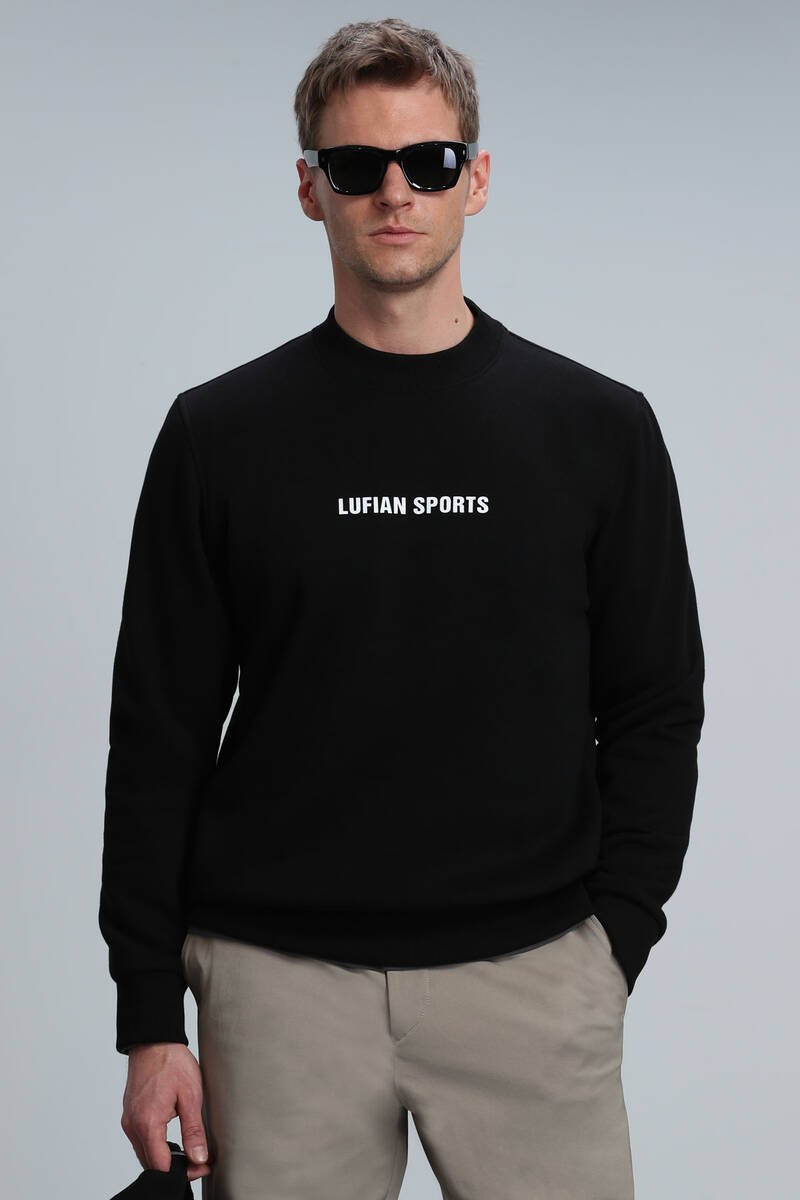 Star Men's Sweatshirt Black