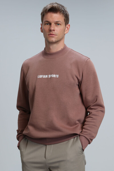 LUFIAN - Star Men's Sweatshirt Copper