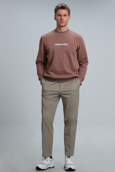 LUFIAN - Star Men's Sweatshirt Copper (1)