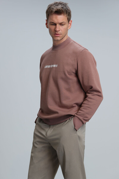 Star Men's Sweatshirt Copper - Thumbnail