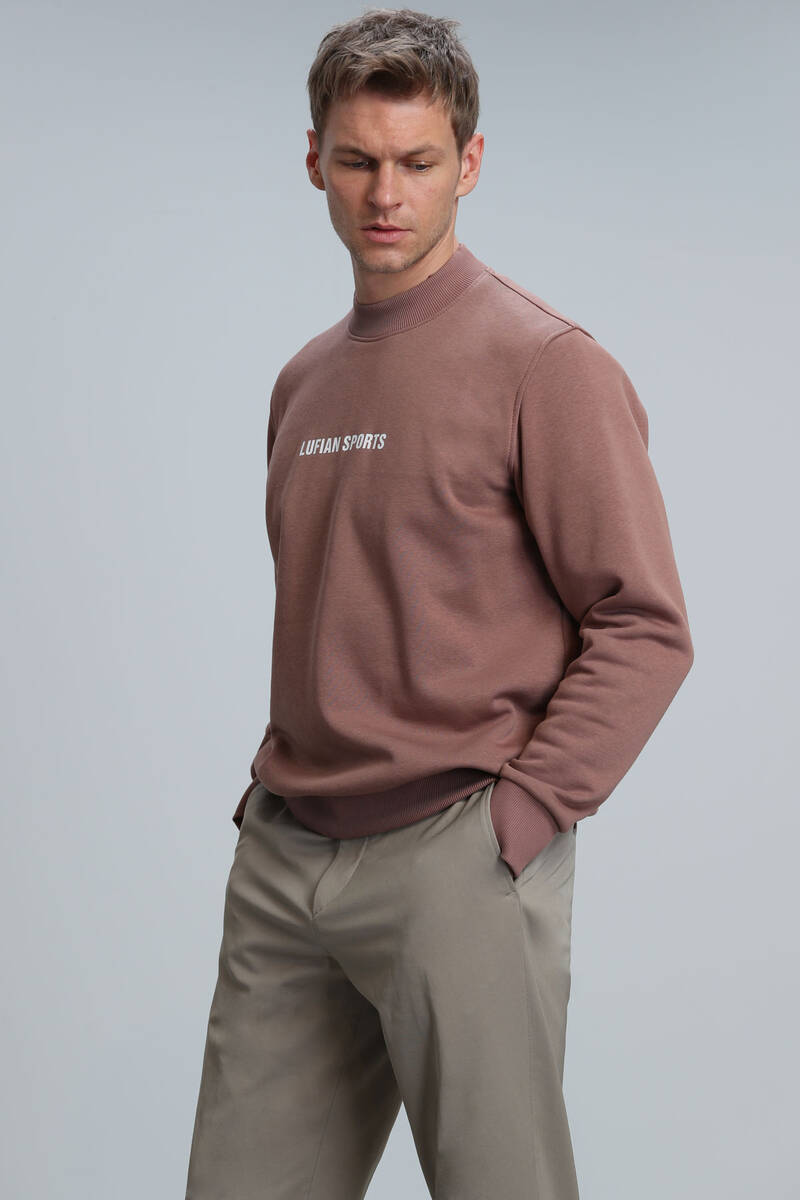 Star Men's Sweatshirt Copper