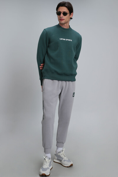 Star Men's Sweatshirt Green - Thumbnail