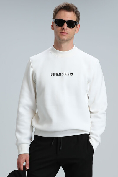 Star Men's Sweatshirt Off White - Thumbnail