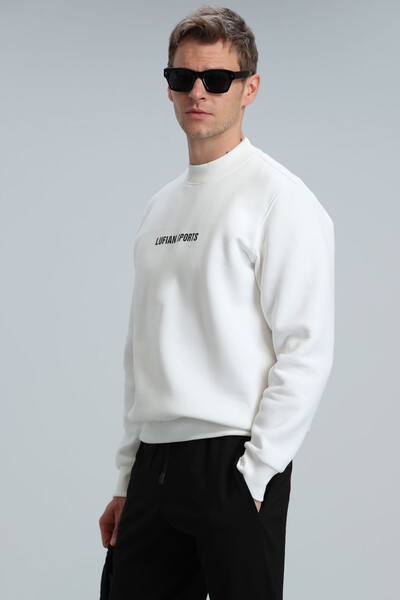 Star Men's Sweatshirt Off White - Thumbnail