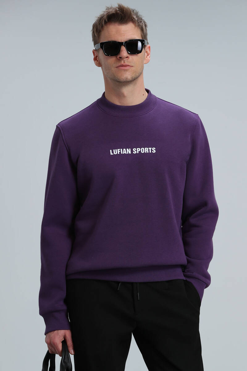 Star Men's Sweatshirt Plum