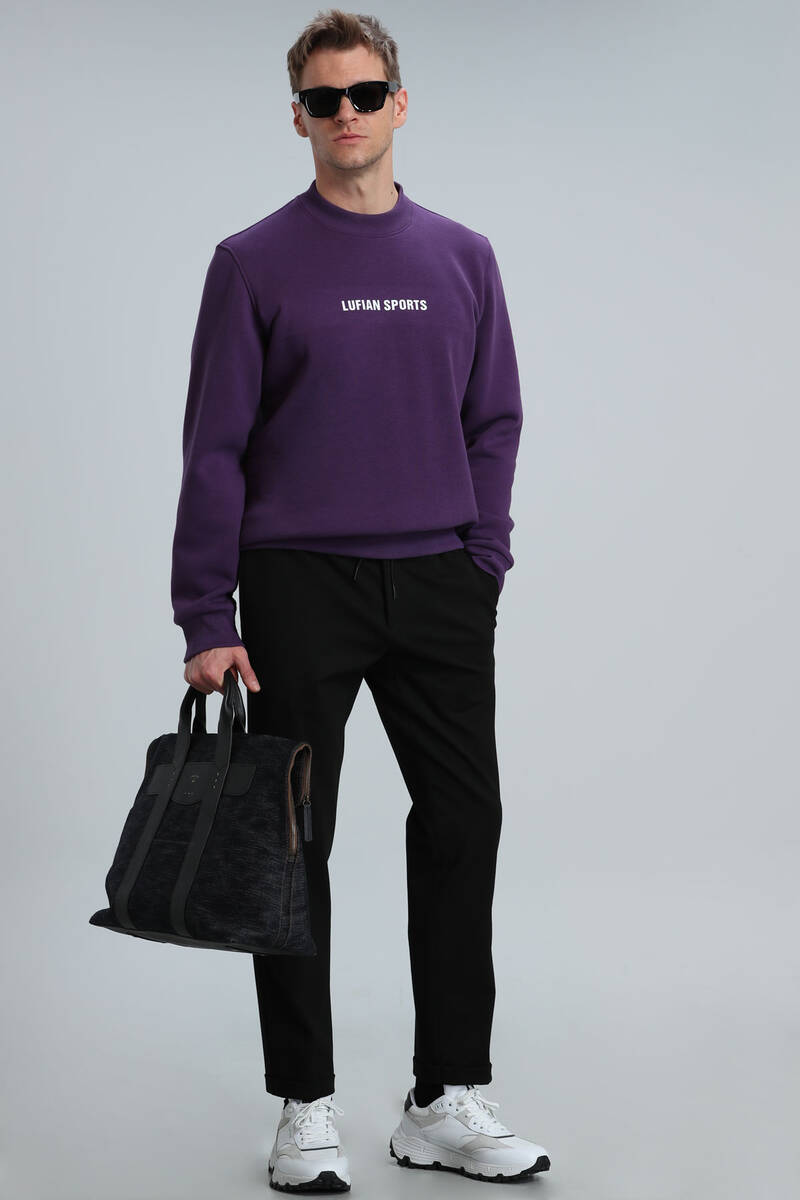 Star Men's Sweatshirt Plum