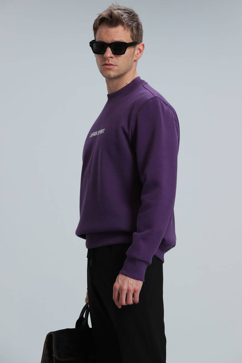 Star Men's Sweatshirt Plum