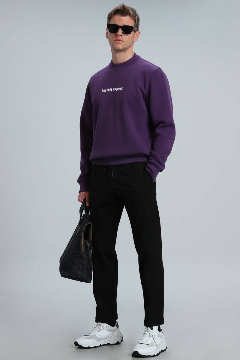 Star Men's Sweatshirt Plum