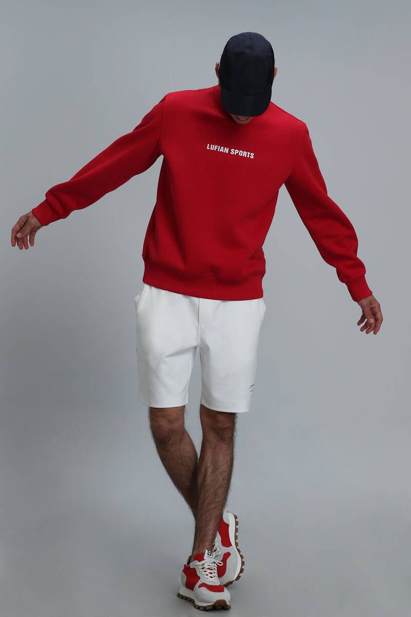 Star Men's Sweatshirt Red