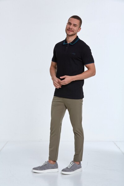 Thomas Polo Men's T-Shirt Black - 3