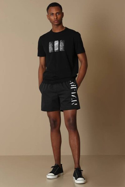 Thor Men's Swim Shorts Black - Thumbnail