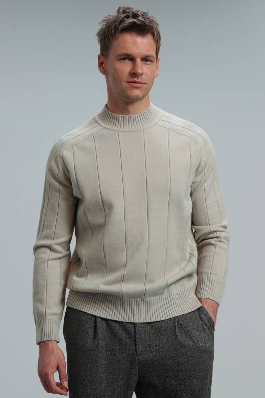 Time Men's Sweater Ecru