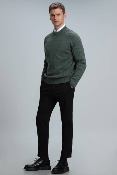 Time Men's Sweater Naphtha Green - Thumbnail