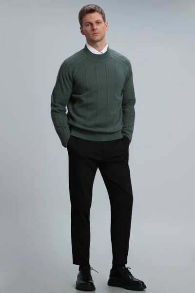 Time Men's Sweater Naphtha Green - Thumbnail