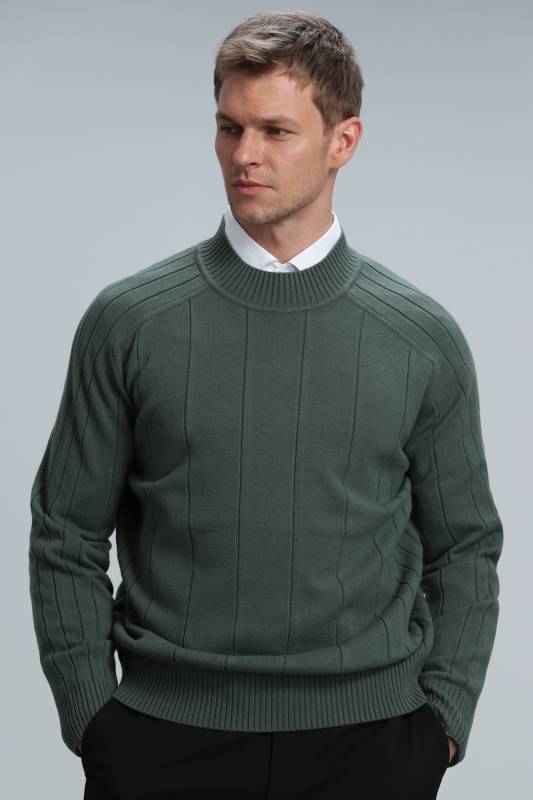 Time Men's Sweater Naphtha Green