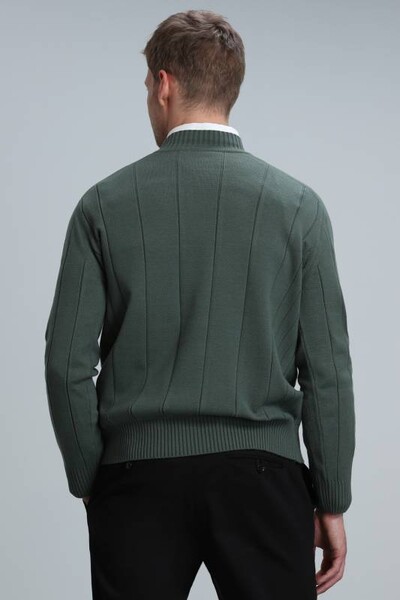 Time Men's Sweater Naphtha Green - Thumbnail