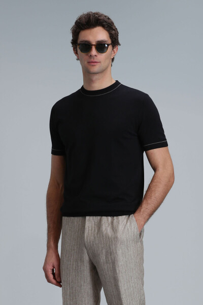 Tıno Men's Sweater Black - 1