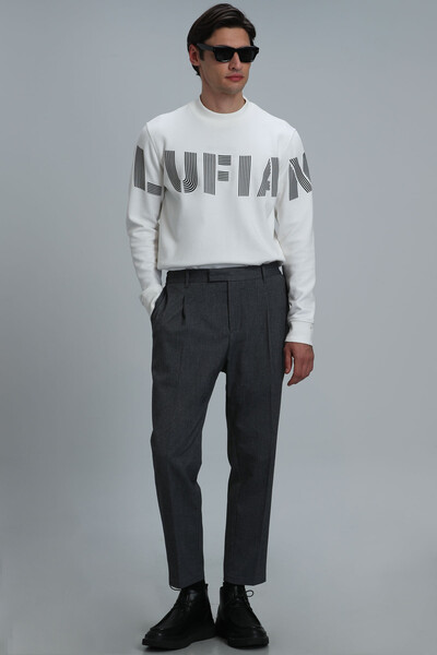 LUFIAN - Todillo Men's Sweatshirt Off White (1)