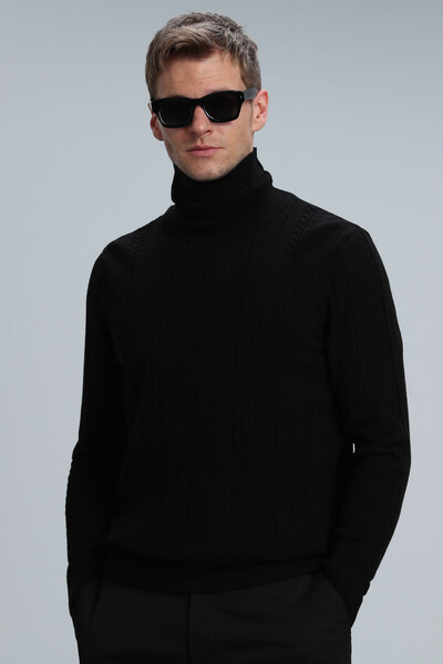 LUFIAN - Tony Men's Sweater Black