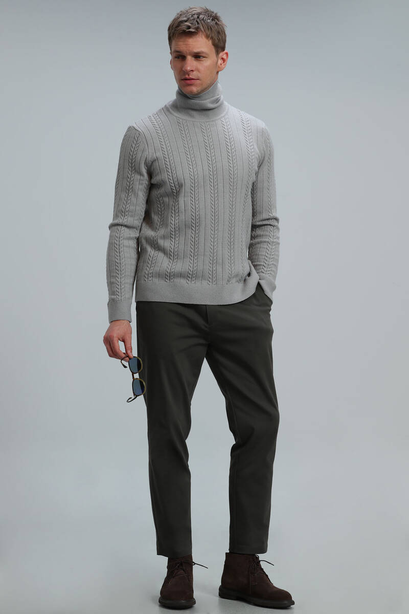 Tony Men's Sweater Light Gray