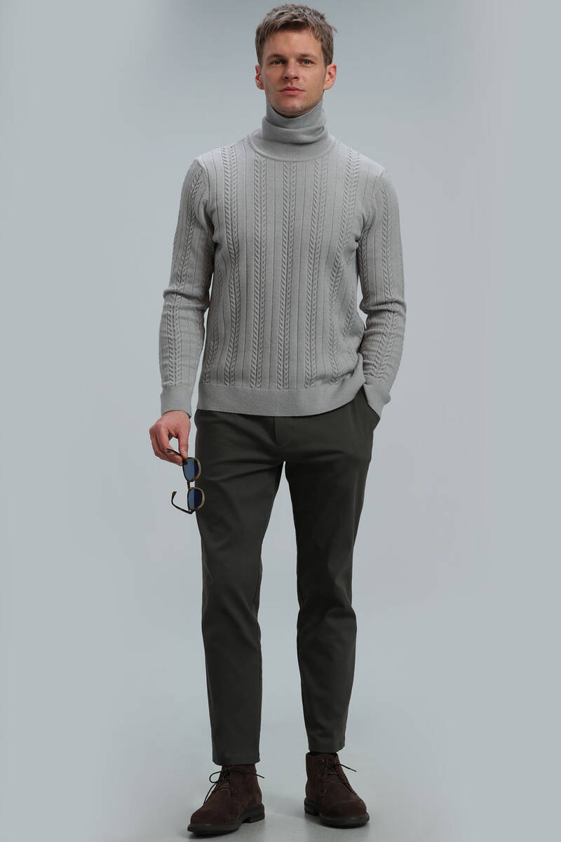 Tony Men's Sweater Light Gray