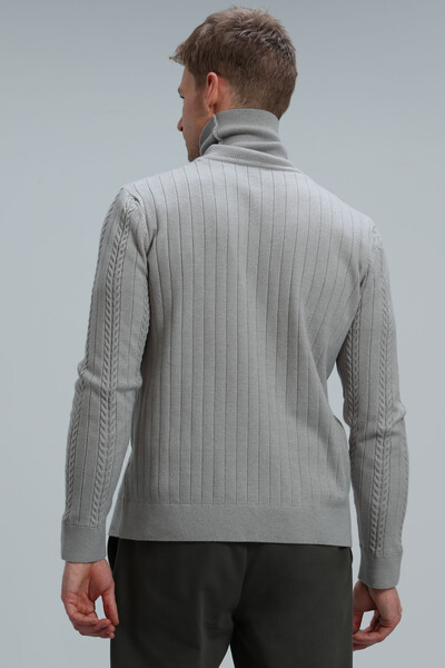 Tony Men's Sweater Light Gray - Thumbnail