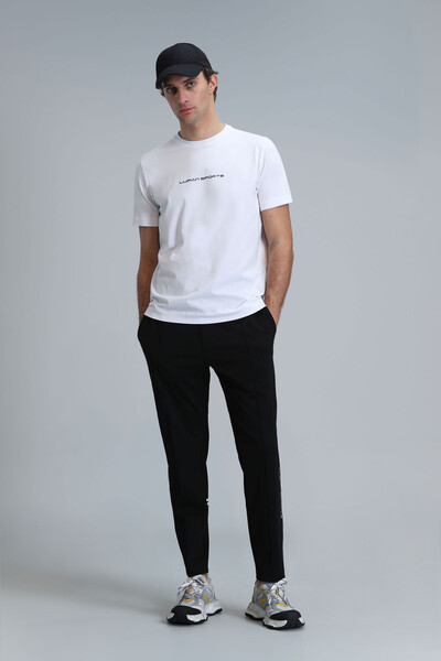 Tony Modern Grafik T- Shirt Beyaz - 2