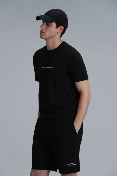 Tony Modern Grafik T- Shirt Siyah - 3