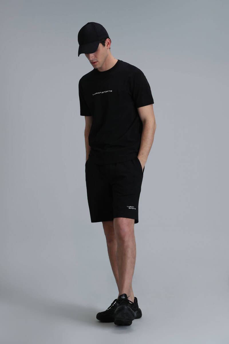 Tony Modern Grafik T- Shirt Siyah - 4