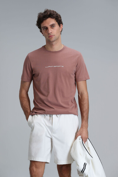 Tony Modern Graphic T- Shirt Cinnamon - 1