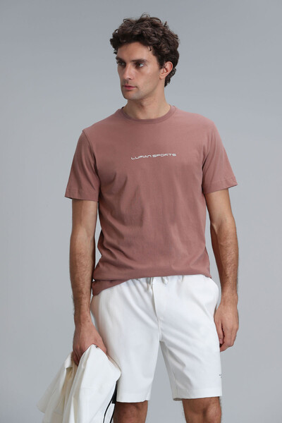 Tony Modern Graphic T- Shirt Cinnamon - 3