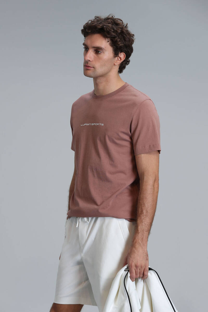 Tony Modern Graphic T- Shirt Cinnamon - 5