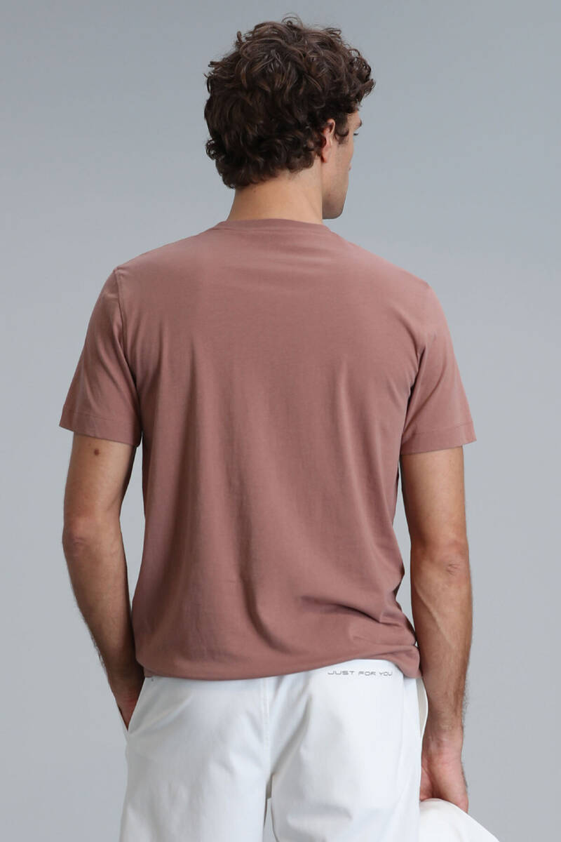 Tony Modern Graphic T- Shirt Cinnamon - 6