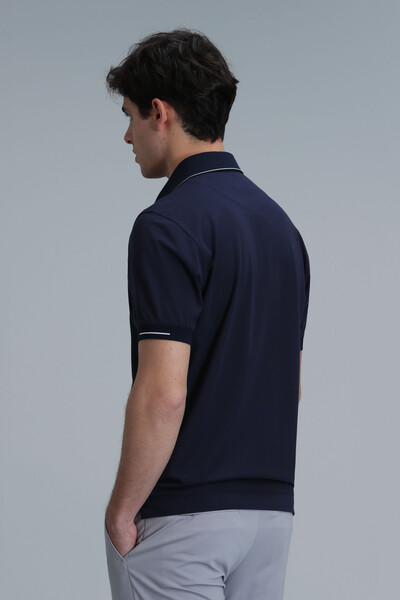 Tylor Smart Men's Polo T-Shirt Navy Blue - 6