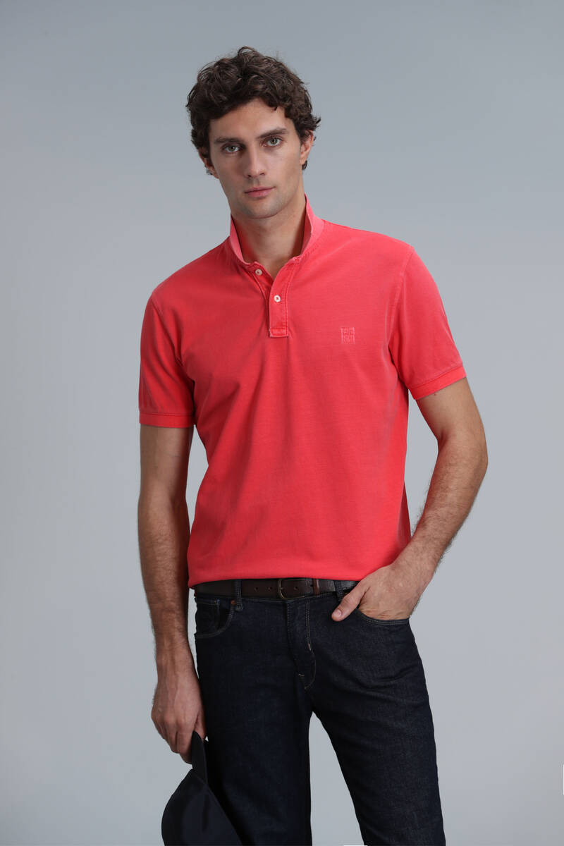 Vernon Smart Erkek Polo Tişört Mercan - 1