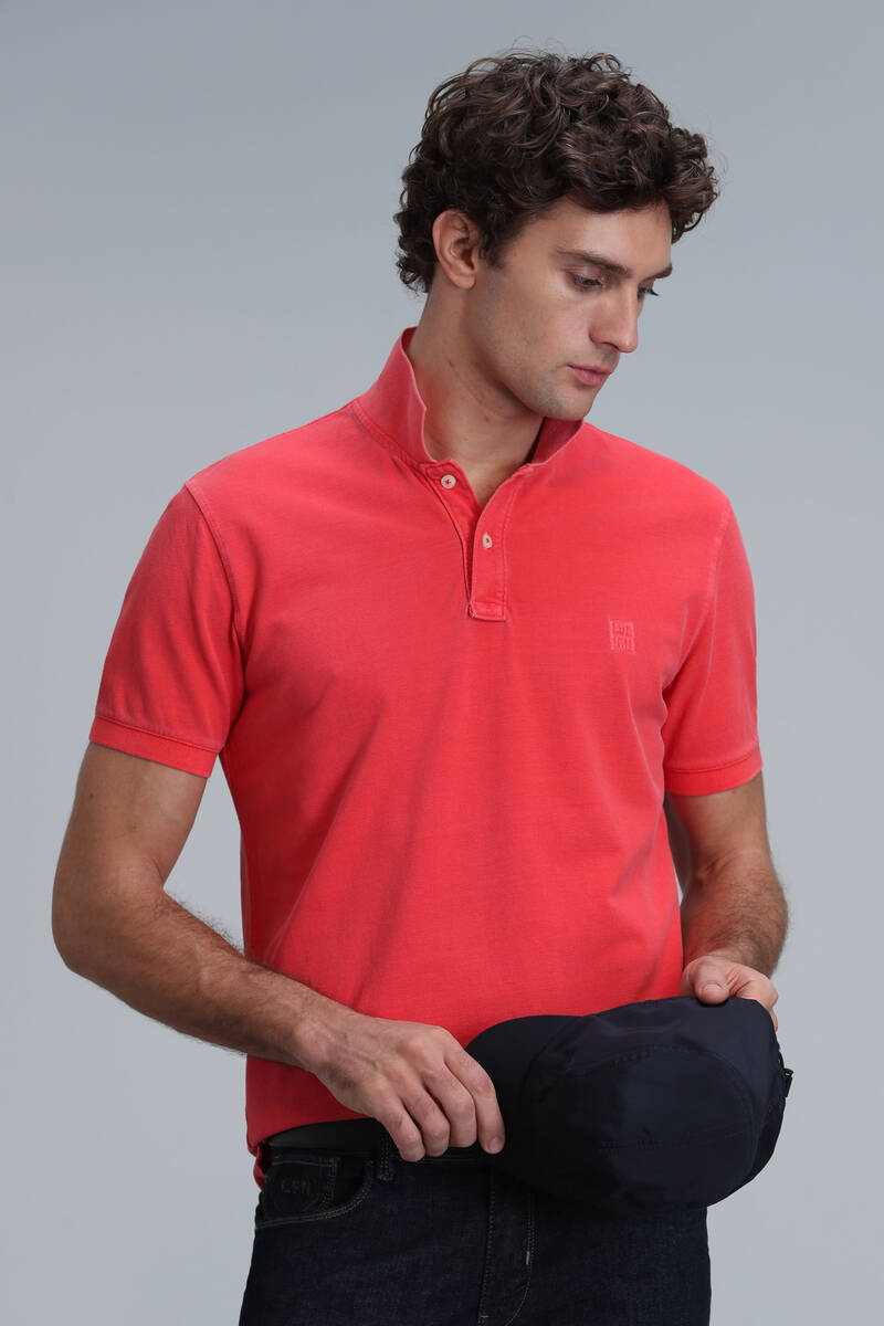 Vernon Smart Erkek Polo Tişört Mercan - 3