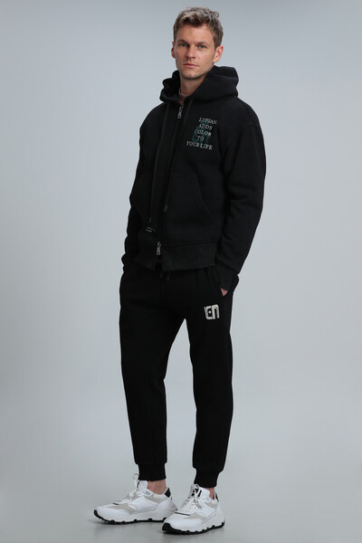 Victor Tracksuit Top Black - Thumbnail