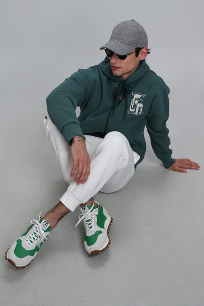 Victor Tracksuit Top Green - Thumbnail