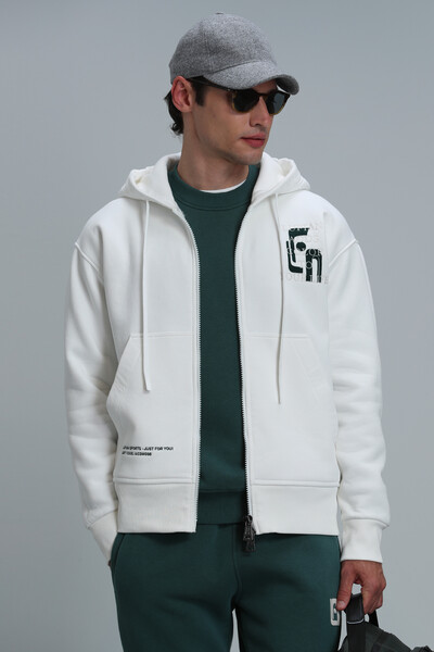 LUFIAN - Victor Tracksuit Top Off White