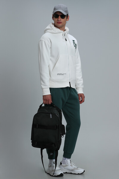 LUFIAN - Victor Tracksuit Top Off White (1)