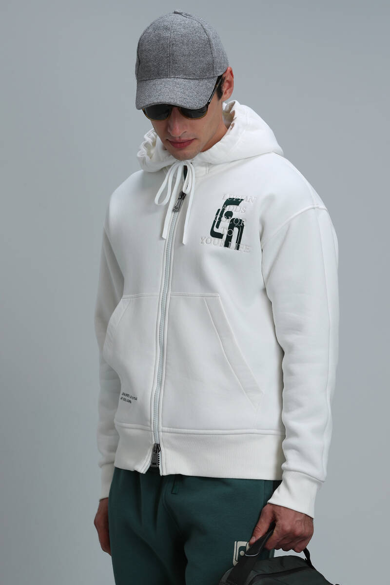 Victor Tracksuit Top Off White